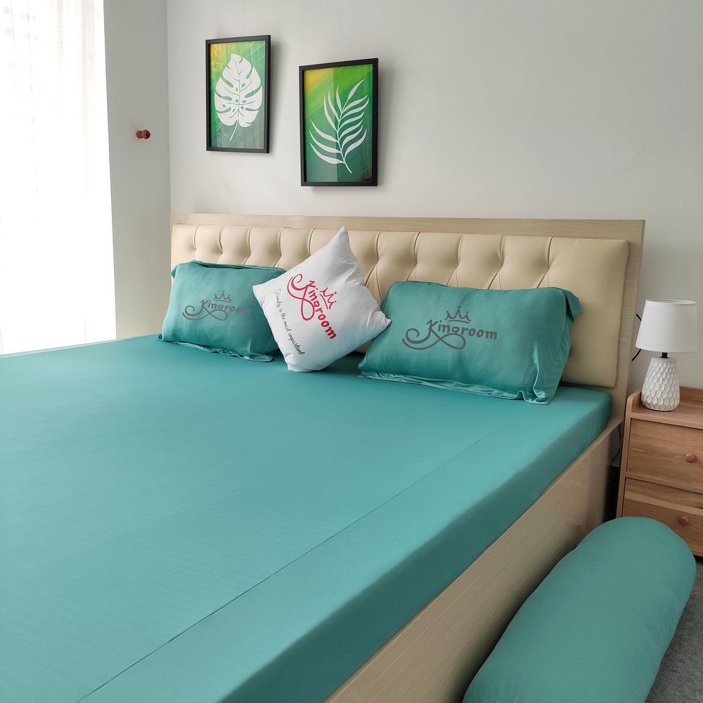 Ga giường lẻ màu trơn Kingroom chuyên drap giường đủ kích thước ga nệm 1m2, 1m6, 1m8 chưa gồm vỏ gối | BigBuy360 - bigbuy360.vn