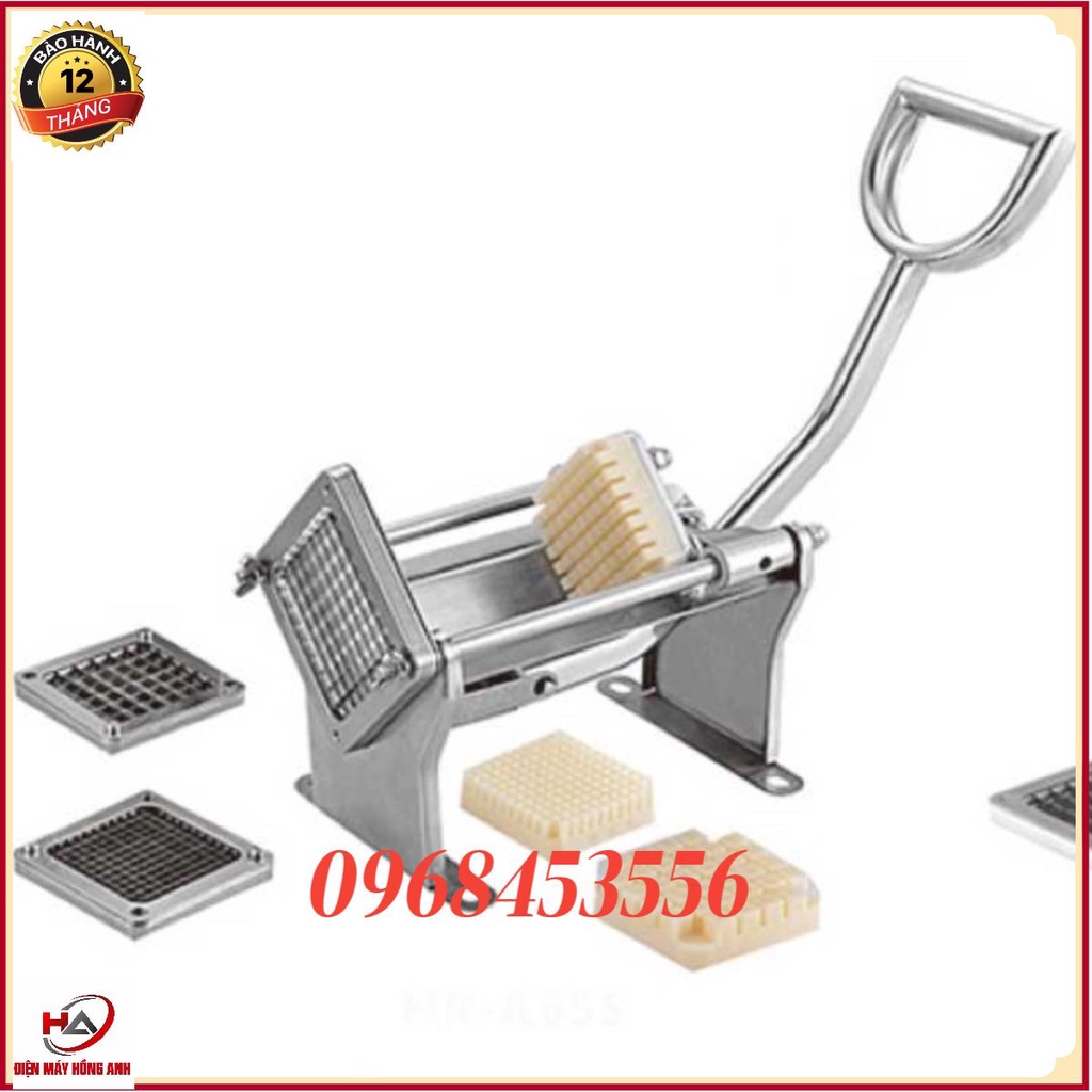 Máy cắt khoai tây vuông công nghiệp-3 bộ khuôn
