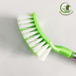 Cây cọ bàn chải chà rửa bồn cầu, toillet cán inox cao cấp