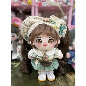 Lọn tóc tơ hai bên cho bé doll 20cm