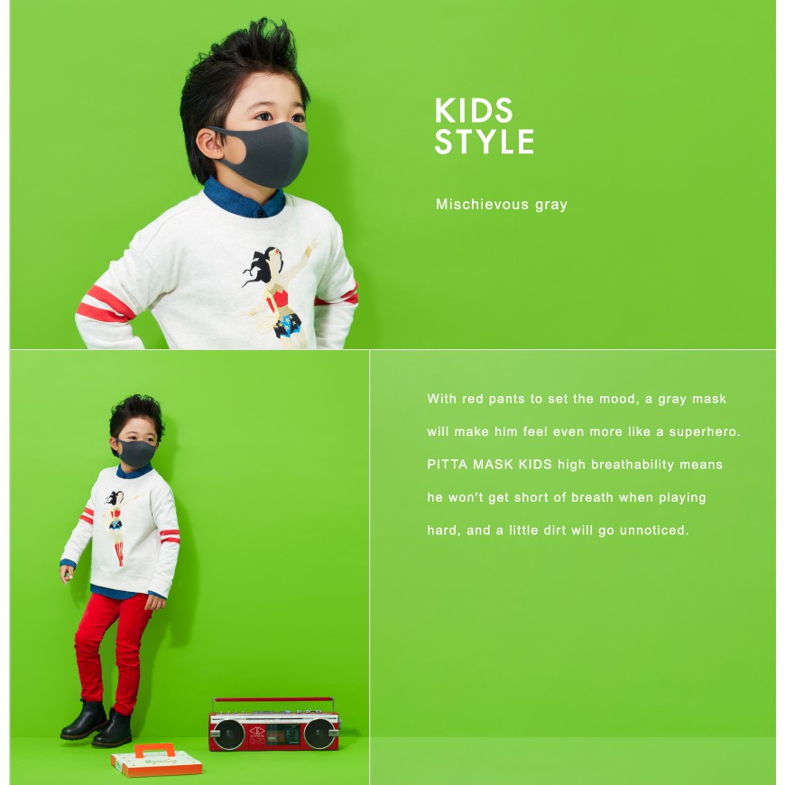 Khẩu trang Pitta Mask chính hãng của Arax Nhật Bản chống UV, cản bụi 99% nhiều màu sắc cho trẻ em | BigBuy360 - bigbuy360.vn