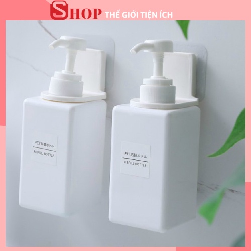 Giá móc treo chai nước rửa tay , dầu gội đầu sữa tắm dán tường siêu dính chịu lực 3kg T2 88100 THẾ GIỚI TIỆN