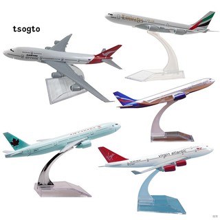 ☃❂Mô hình máy bay đồ chơi TSOGTO 1/400 16CM A330 chất lượng cao