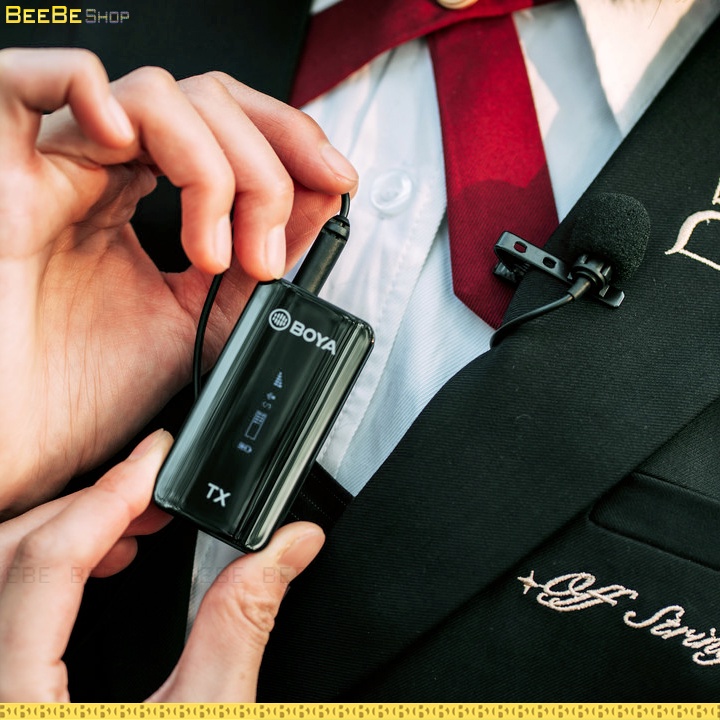 Boya BY-XM6-S1 / BY-XM6-S2 - Micro Không Dây True-Wireless Cho Smartphone, Cameras, Thu Âm, Làm Vlog, Phỏng Vấn