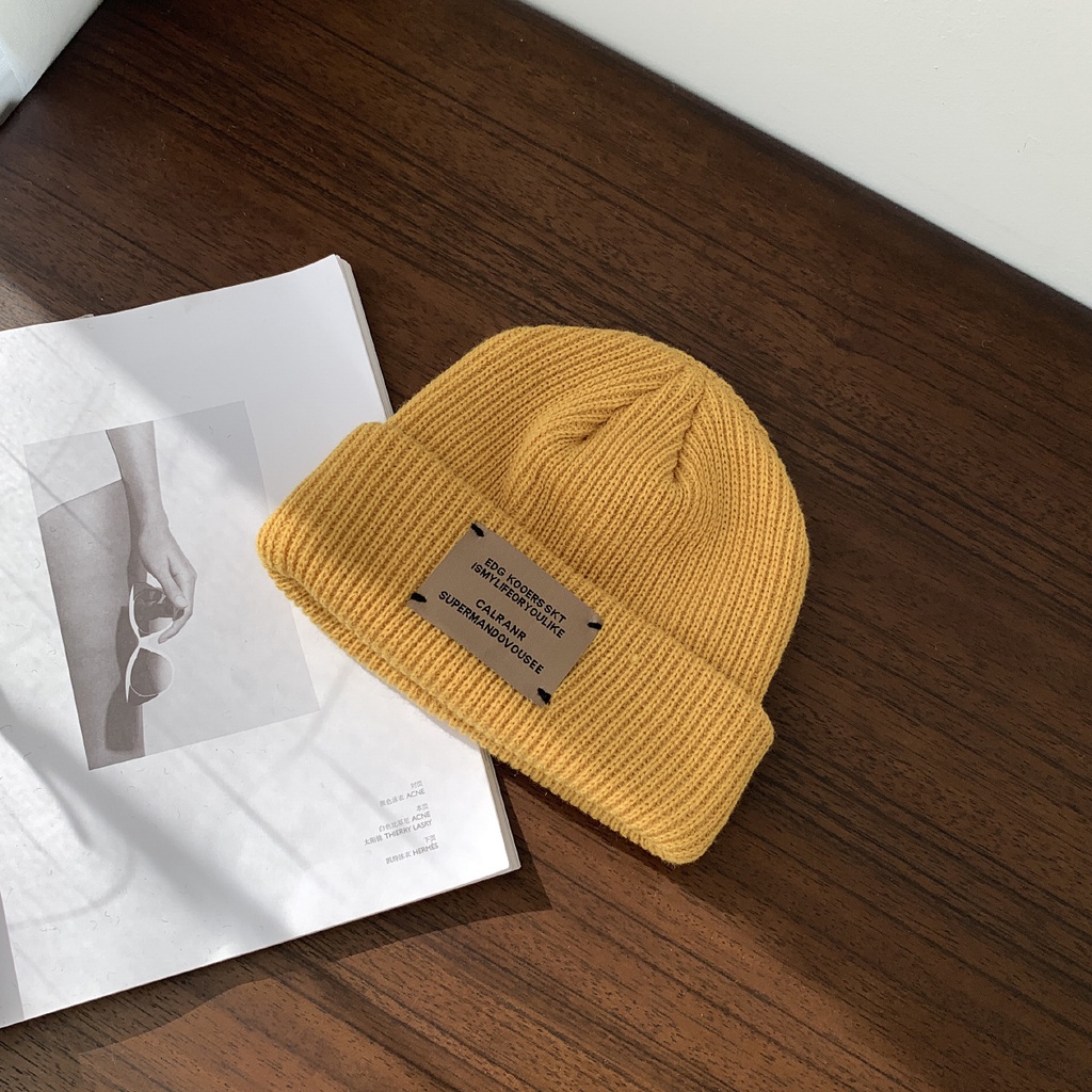 Nón len giữ ấm bảo vệ tai phong cách Hàn Quốc dành cho nam nữ