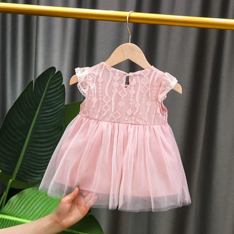 váy cho bé gái ren mẫu 2020