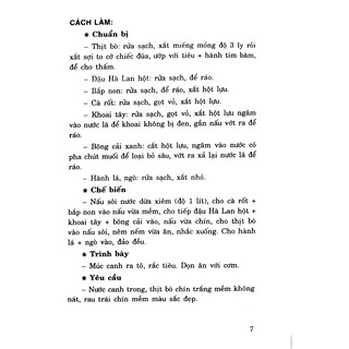 Thực Đơn - Món Ăn Gia Đình