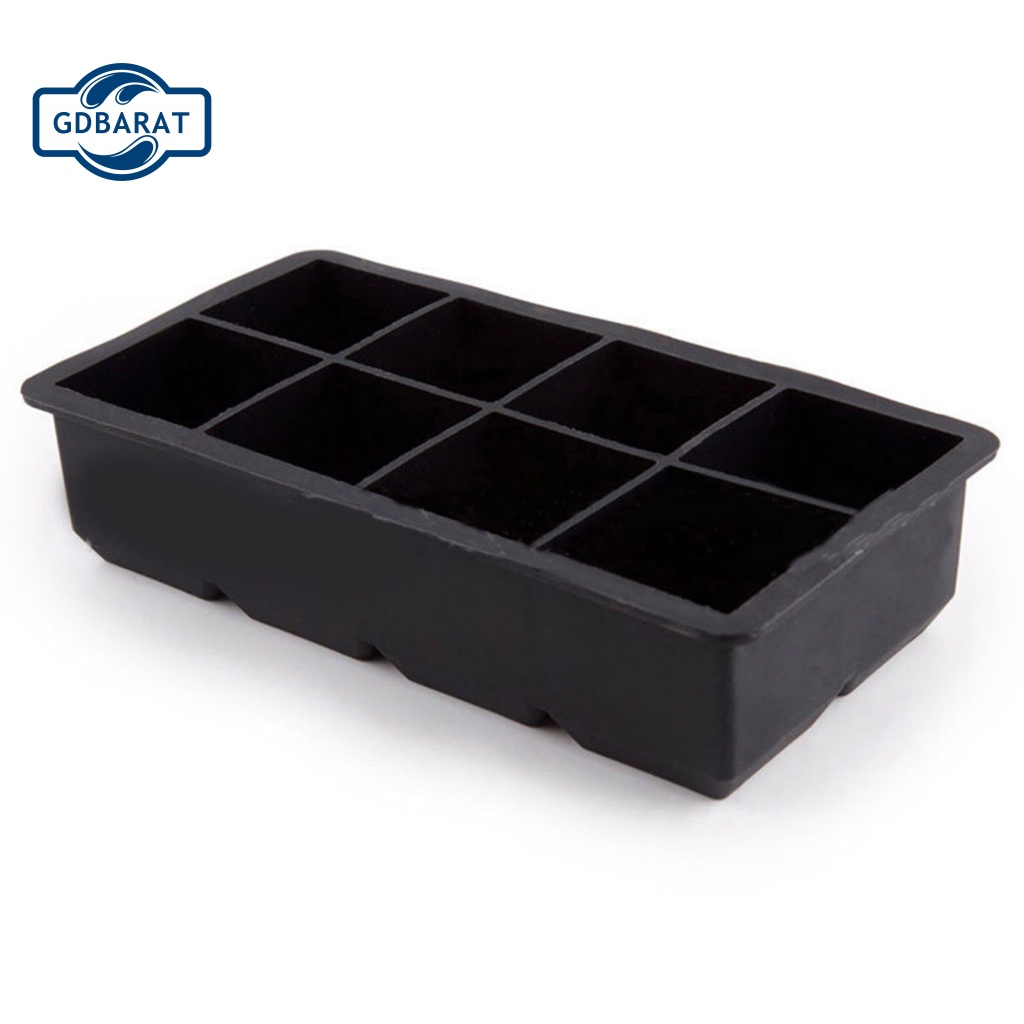 [NYCA Stock] Khuôn Làm Đá 8 Ô Màu Đen