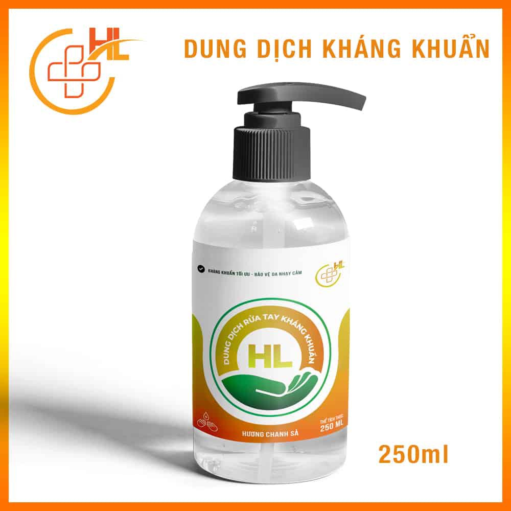 Nước rửa tay kháng khuẩn - Hương chanh sả thiên nhiên 250ml