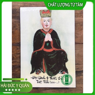 Tranh Tuệ Tĩnh Thiền Sư - Tranh in lụa Kt 20*30cm ( chưa khung )