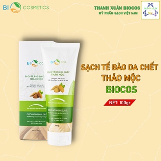 Tẩy Da Chết Thảo Mộc BioCos Dành Cho Da Dầu, Da Mụn, Da Nhạy Cảm 120ml - Sạch Da, Dưỡng Ẩm, Sáng Mịn Từ Thiên Nhiên