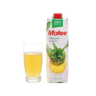 [Hộp 1 Lít] NƯỚC ÉP DỨA [Thailand] MALEE Pineapple Juice (halal) (ttdt)