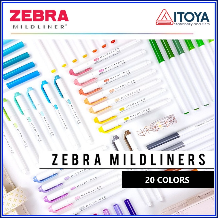 [Bán lẻ] Bút đánh dấu highlight Zebra Mildliner (Made in Japan)