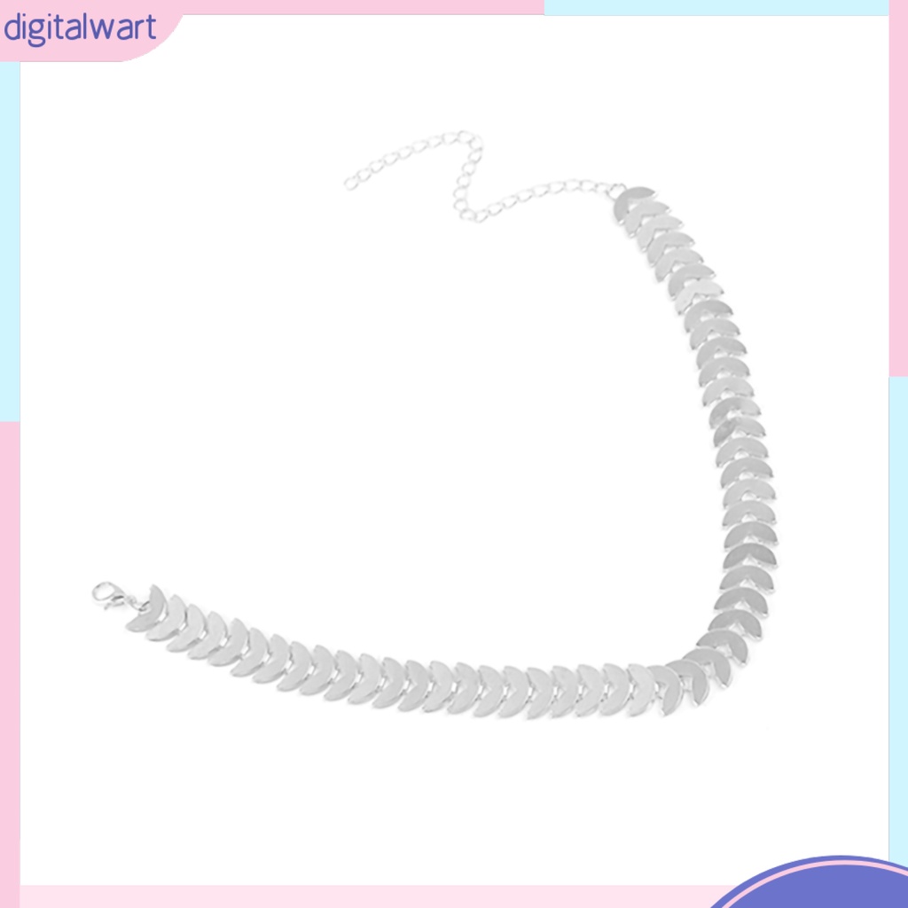 Vòng cổ choker hợp kim thiết kế nối đuôi nhau cá tính sang trọng dành cho nữ