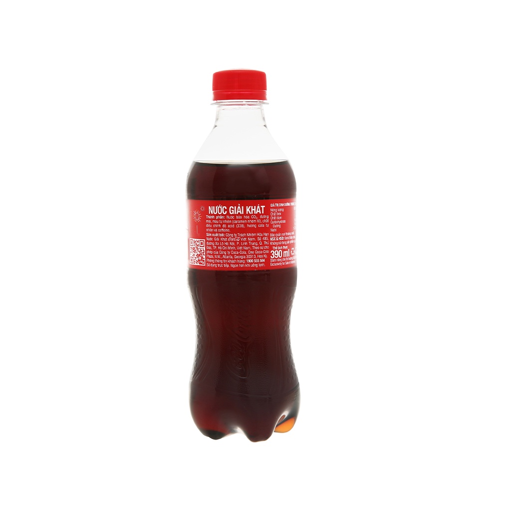 Thùng nước ngọt Coca Cola 390ml 24 chai