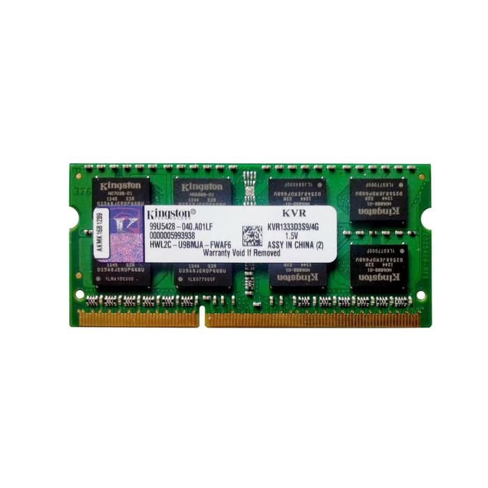 Bộ Nhớ Laptop Kingston Ddr3 Ram 4gb 1333mhz / Pc10600 Sodimm Ddr3 1.5v