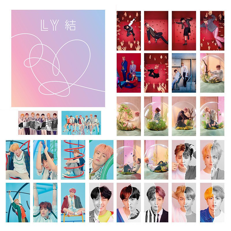 Lomo card BTS ảnh hình nhóm nhạc BTS