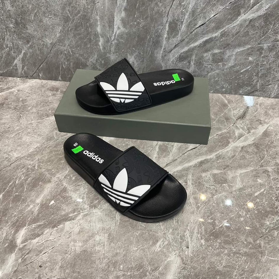 🔥HÀNG CAO CẤP🔥Dép adidas, Dép quai ngang nam họa tiết 3 lá chìm siêu đẹp và cao cấp