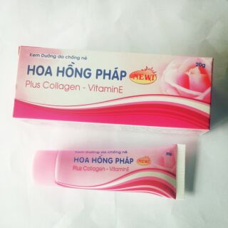 (Mẫu Mới) Kem Dưỡng Da Chống Nẻ Hoa Hồng Pháp.  20g