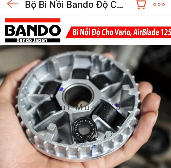 Bộ Bi Nồi Bando Độ cho Vario, AirBlae125, PCX, Click, Lead125 12,2g, 14g, 16g,