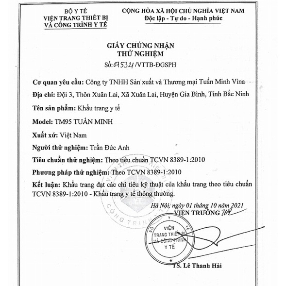 Khẩu trang N95 Có van thở cao cấp, Khẩu trang N95 chính hãng - Xuất khẩu đi Mỹ, có chứng nhận FDA