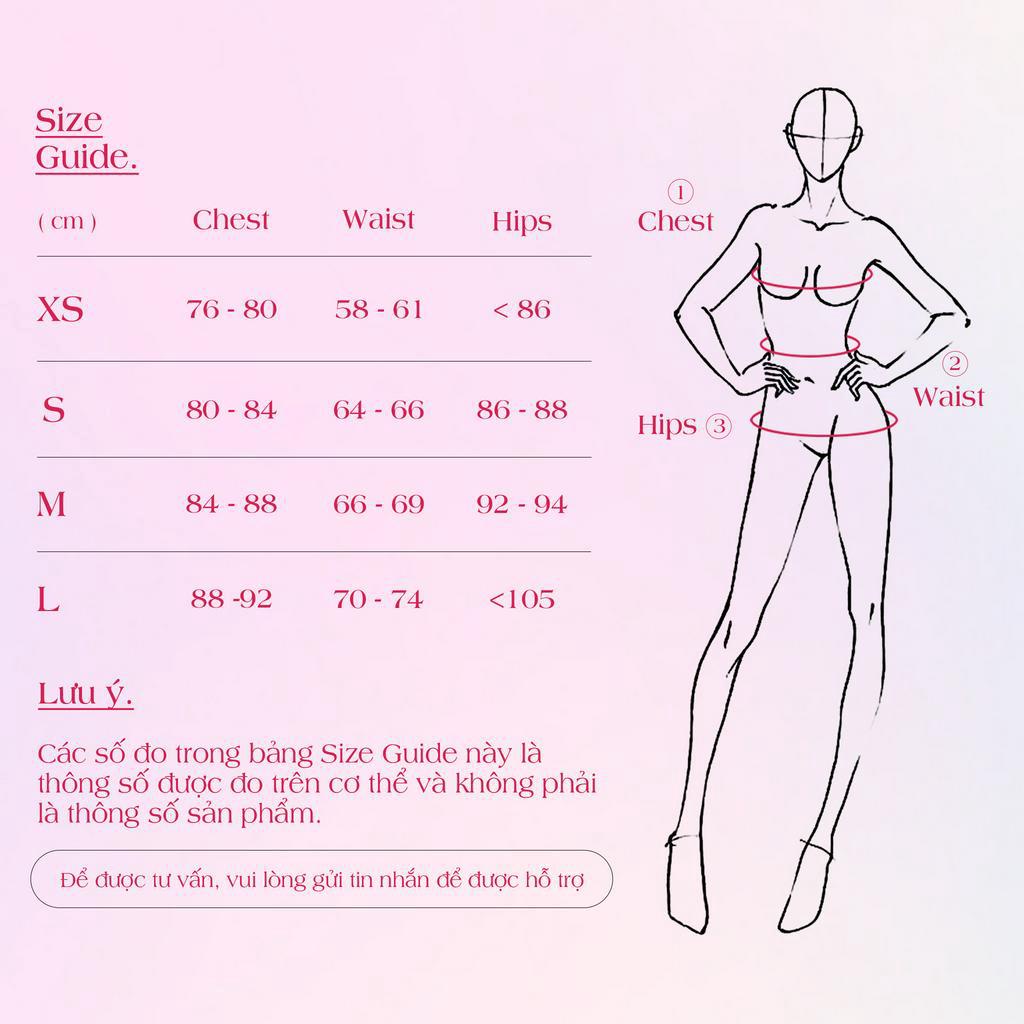 Đầm hai dây dáng xòe trái tim trước ngực ONONMADE Misty Dress