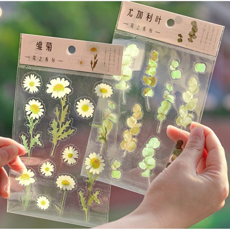 Miếng dán bằng Pet trong suốt dùng trang trí sổ tay
