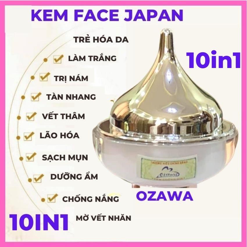 Kem dưỡng da mặt ban đêm face Ozawa nhật bản 10in1 dưỡng trắng , cấp ẩm, mờ nám, giảm mụn mỹ phẩm quốc tế abc