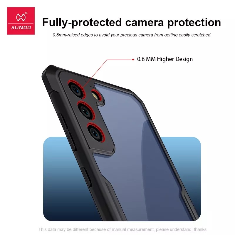 Ốp lưng Samsung S21 FE hiệu Xundd lưng trong viền màu chống sốc bảo vệ toàn diện