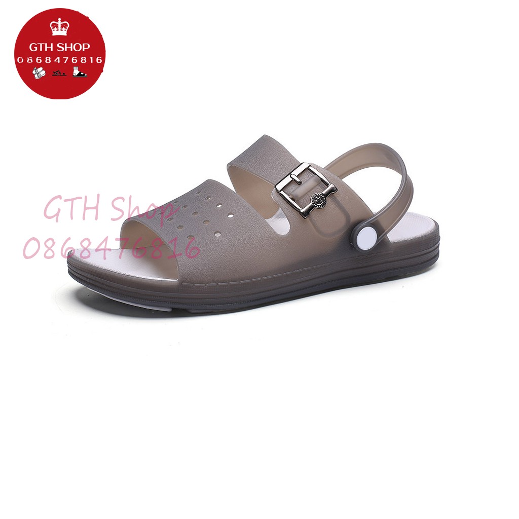 Xăng đan-Quai ngang-Dép Nam Dép quai hậu Sandal Nam nhựa chất lượng cao-GTH SHOP