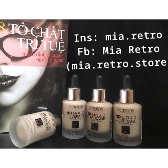 Kem nền Catrice HD Liquid Coverage Foudation | BigBuy360 - bigbuy360.vn
