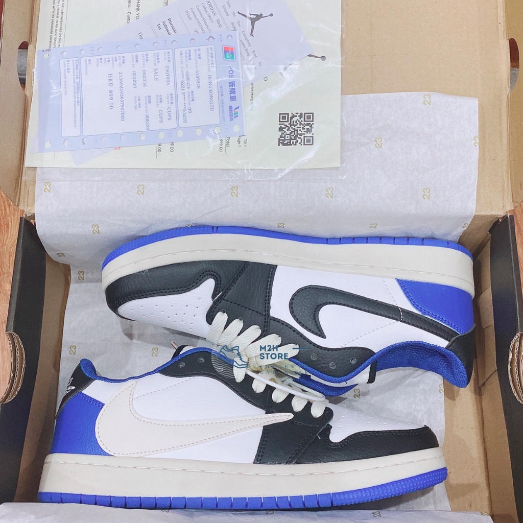 [Full Box] Giày thể thao nam nữ Sneaker Air Jordan 1 Cổ Thấp, Cổ Cao Travid Scott Chuẩn Full Size Hot Trend 2021 | BigBuy360 - bigbuy360.vn