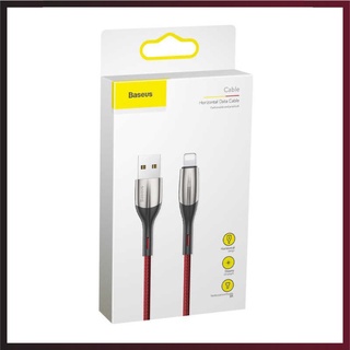 Cáp sạc nhanh iphone dây sạc chính hãng Baseus Horizontal Data Lightning cho iPhone/ iPad tốc độ 480Mpbs