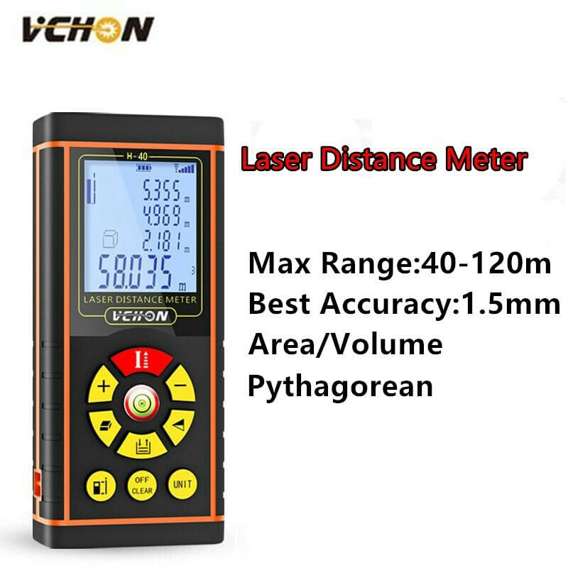 [HÀNG CHÍNH HÃNG] Thước đo khoảng cách bằng tia laser Vchon H40 - thước đo laze giao diện rõ ràng thao tác nhanh gọn