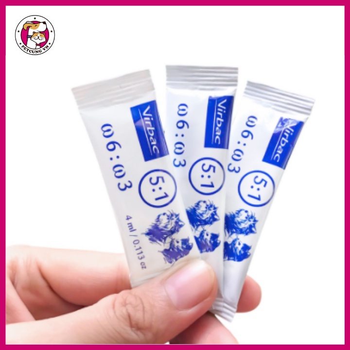 Gói Gel Dinh Dưỡng Virbac Megaderm 4ml Giúp Mượt Lông, Da Và Giảm Ngứa Chó Mèo - Pet Cưng Shop