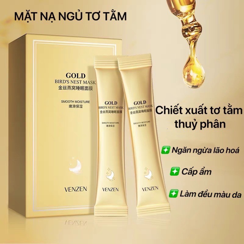 [COMBO MIX 6 MẶT NẠ NGỦ] Mặt Nạ Ngủ, Mask Ngủ Ngăn Ngừa Lão Hóa Cấp Ẩm Sâu Thu Nhỏ Lỗ Chân Lông