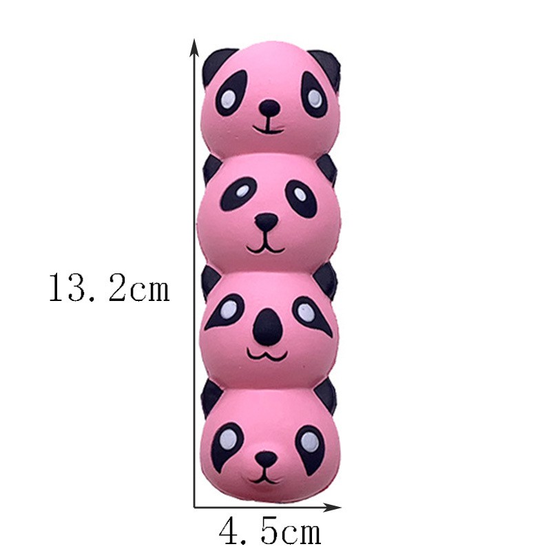 Squishy Bút Panda xiên que Gấu Trúc  mực họa tiết xốp phồng chậm Squishy họa tiết dễ thương