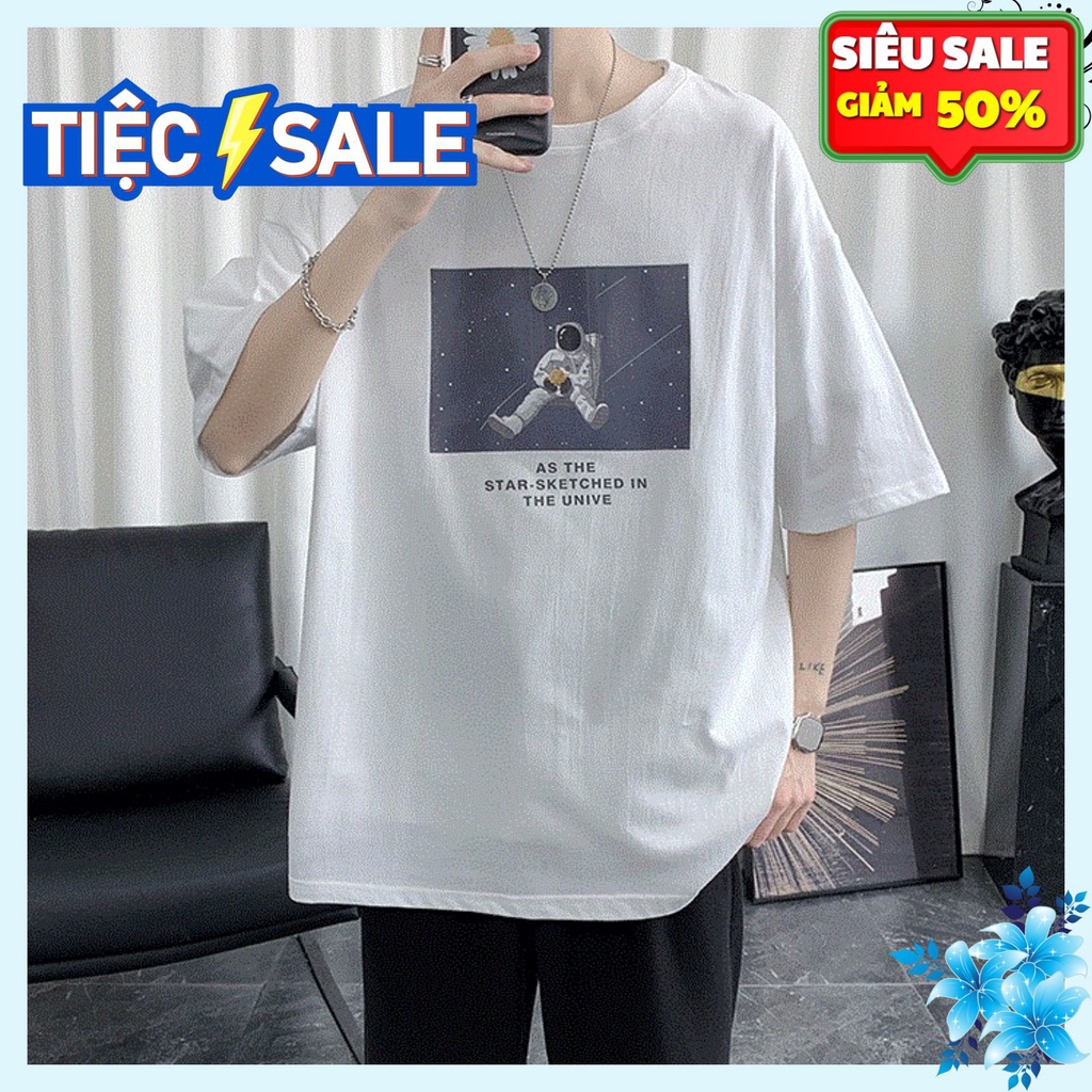 Áo phông form rộng unisex tay lỡ oversize