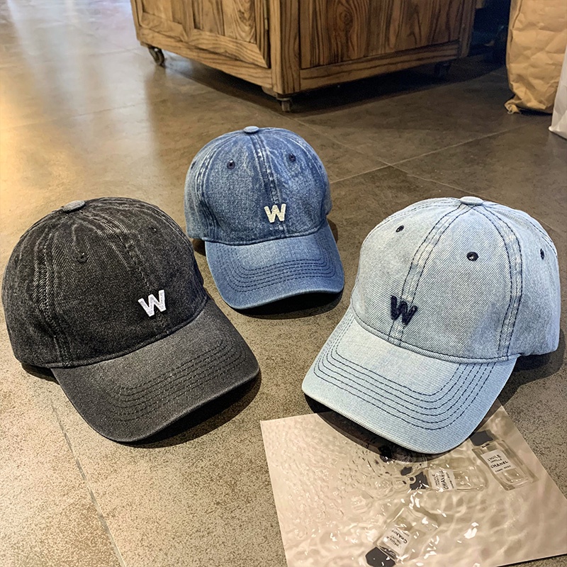 Mũ Lưỡi Trai Cao Bồi Thêu Chữ Thời Trang Hàn Quốc