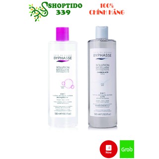 Nước tẩy trang Byphasse 500ml micellar make-up remover solution