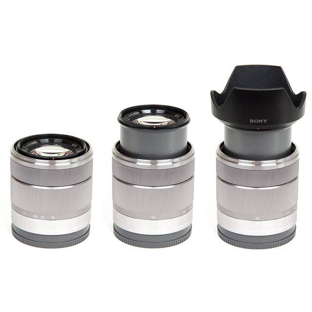 Hood lens Sony 18 55 - Loa che nắng cho sony