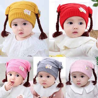 Nón Đội Đầu Có Tóc Giả Cho Bé Gái