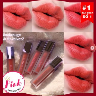 Black rouge |free ship| son kem lì black rouge air fit velvet tint hàn quốc