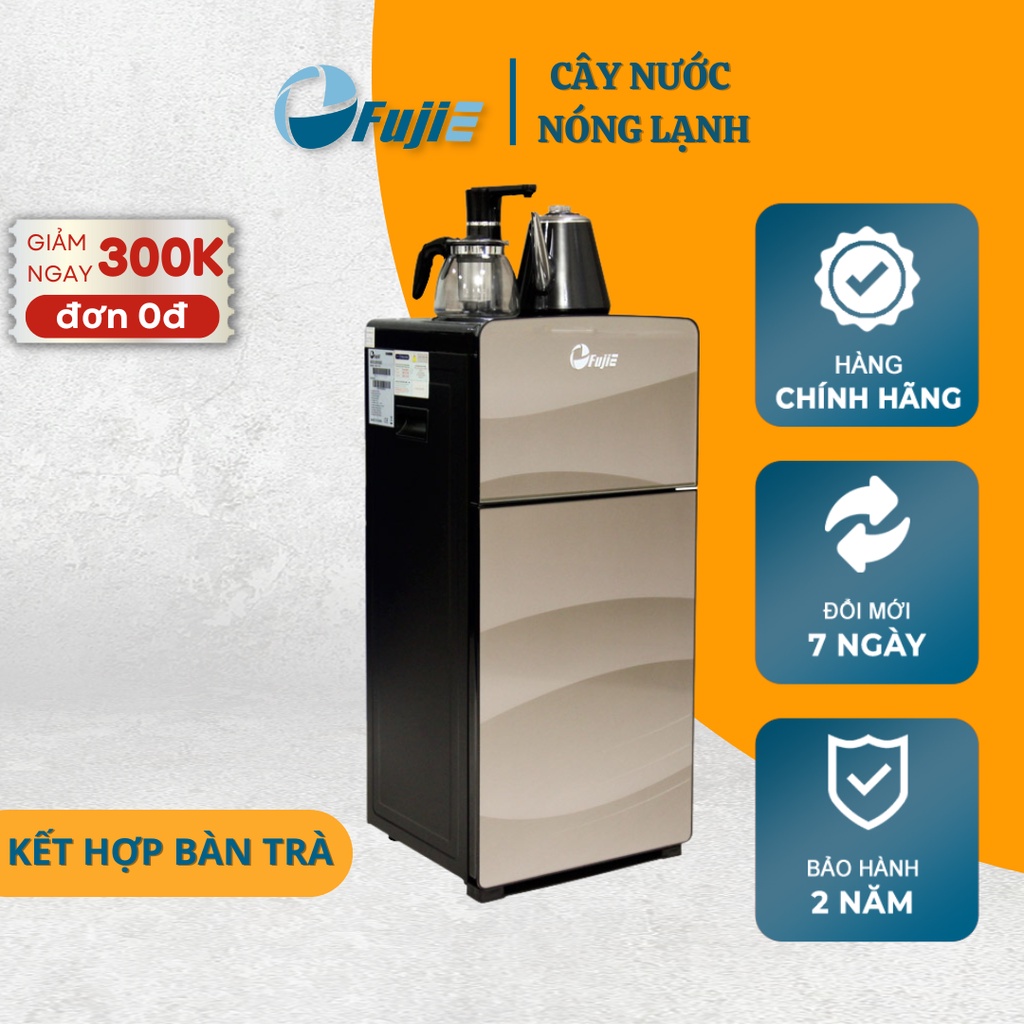 Cây Nước Nóng Lạnh Bàn Trà, Bình Âm FujiE WD1170C, Hàng chính hãng bảo hành 24 tháng