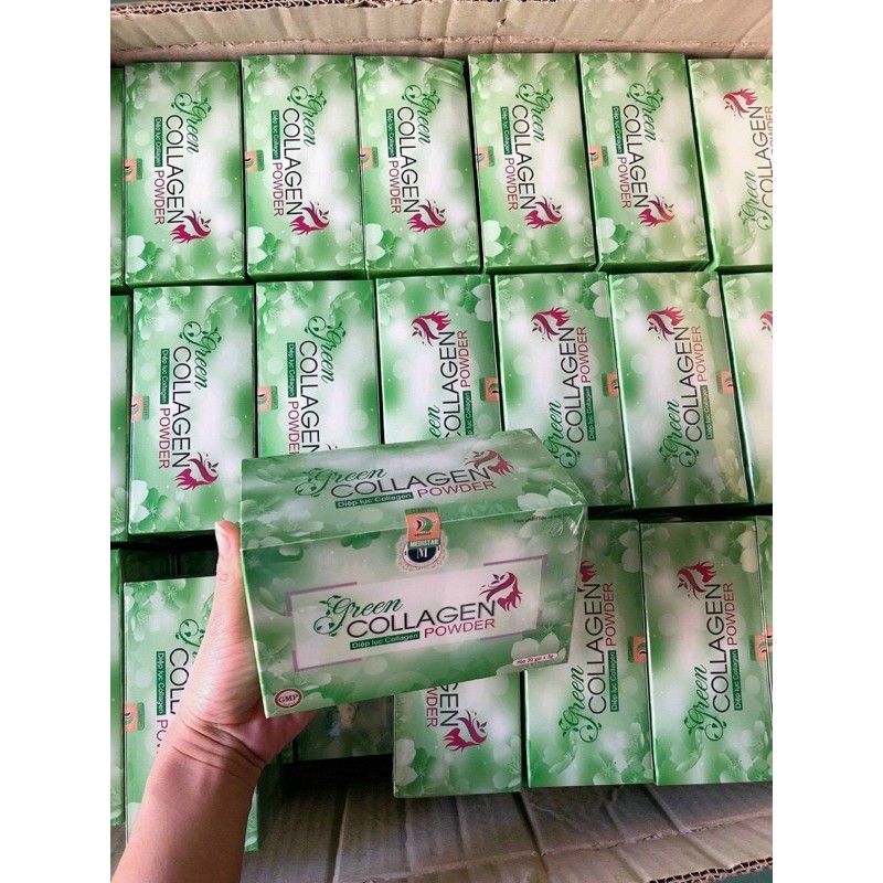 Diệp lục collagen tem mới 1 hộp 30 gói CHÍNH HÃNG GIÁ SỈ
