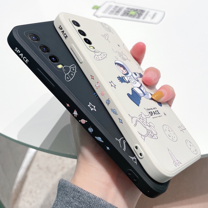 Ốp điện thoại hình phi hành gia cho Vivo Y19 Y15 Y17 Y85 Y20 Y20i Y20s Y11 Y12 Y12s Y