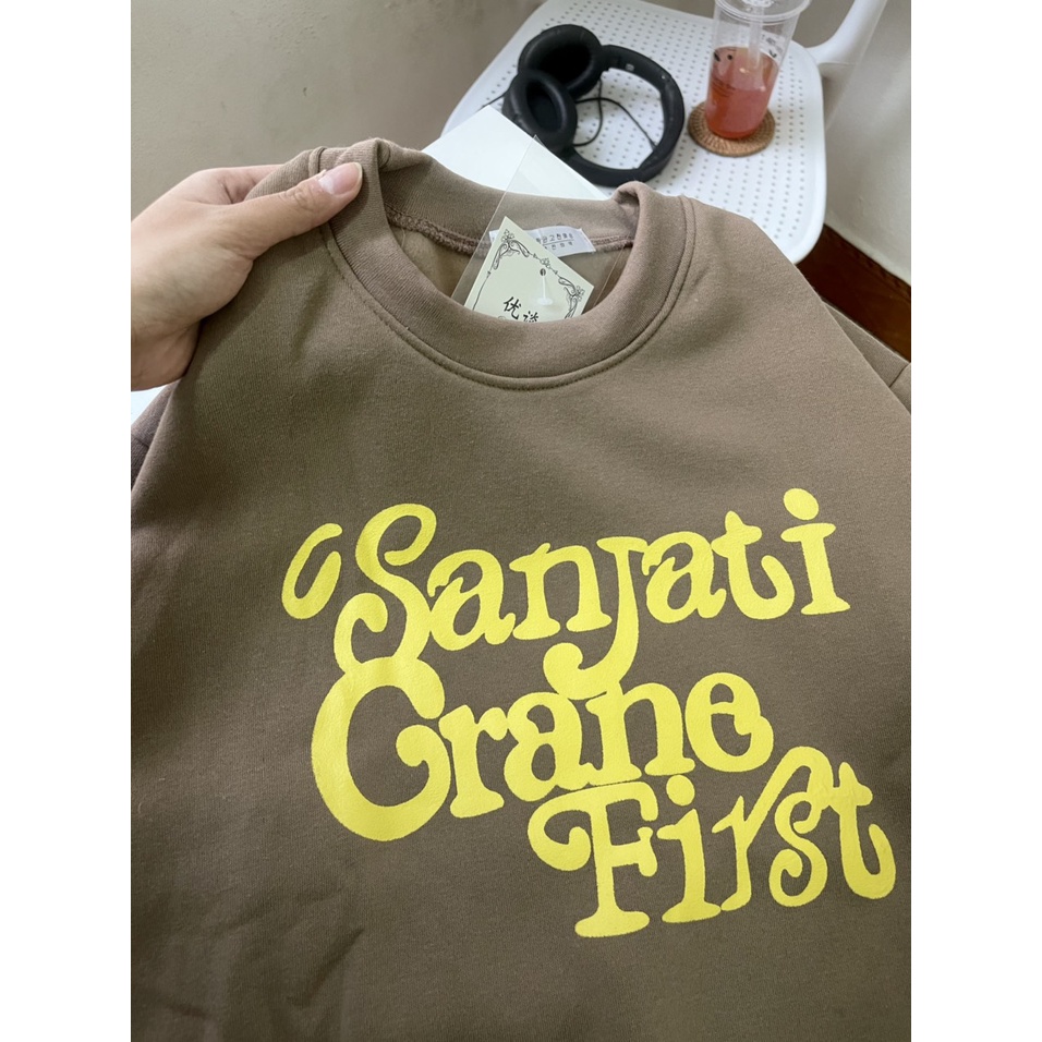 [Có Video + Ảnh Thật] Áo Sweater Nỉ Nữ Nâu Cá Tính Dày Ấm Lên Dáng Cực Xinh - Chuu House - CH0204