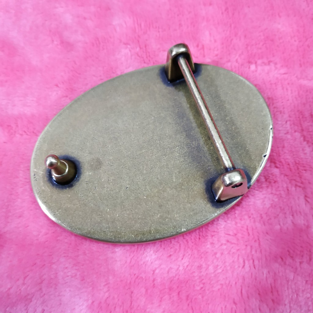 Mặt khóa thắt lưng Đồng Đúc hình Kì lân 7.5x5.5cm - MKCOPPER10