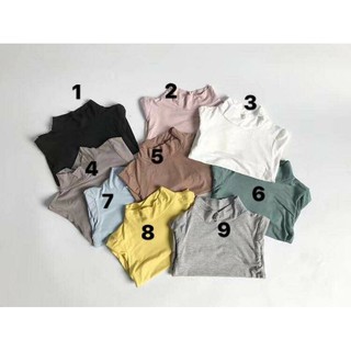 Áo giữ nhiệt cổ 3 phân chính hãng Minkymom cho bé trai/bé gái