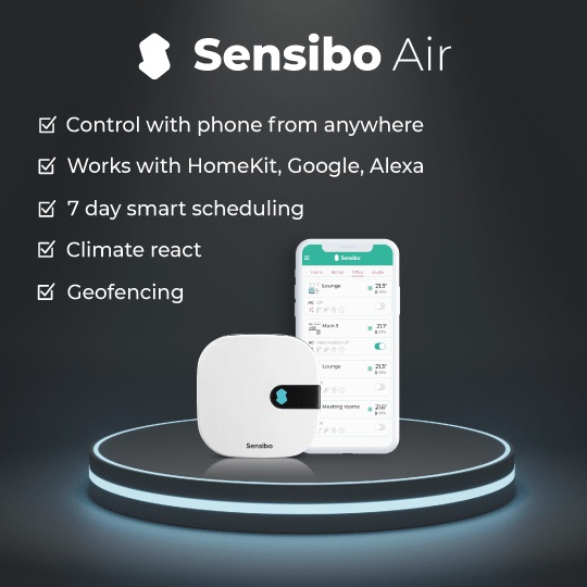 Sensibo Air – Điều khiển điều hòa thông minh, hỗ trợ HomeKit
